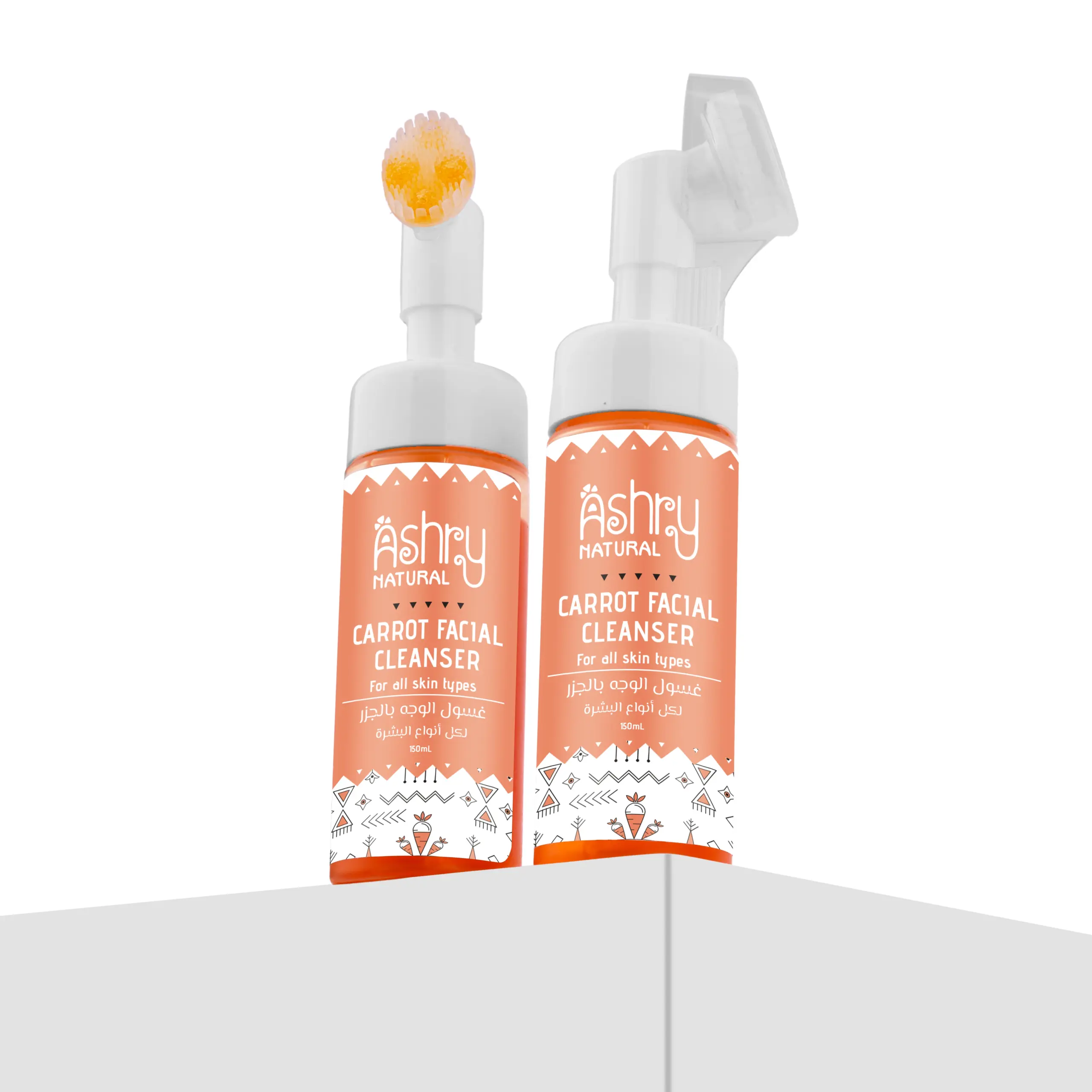 غسول الجزر من أشري لتنظيف البشرة بلطف