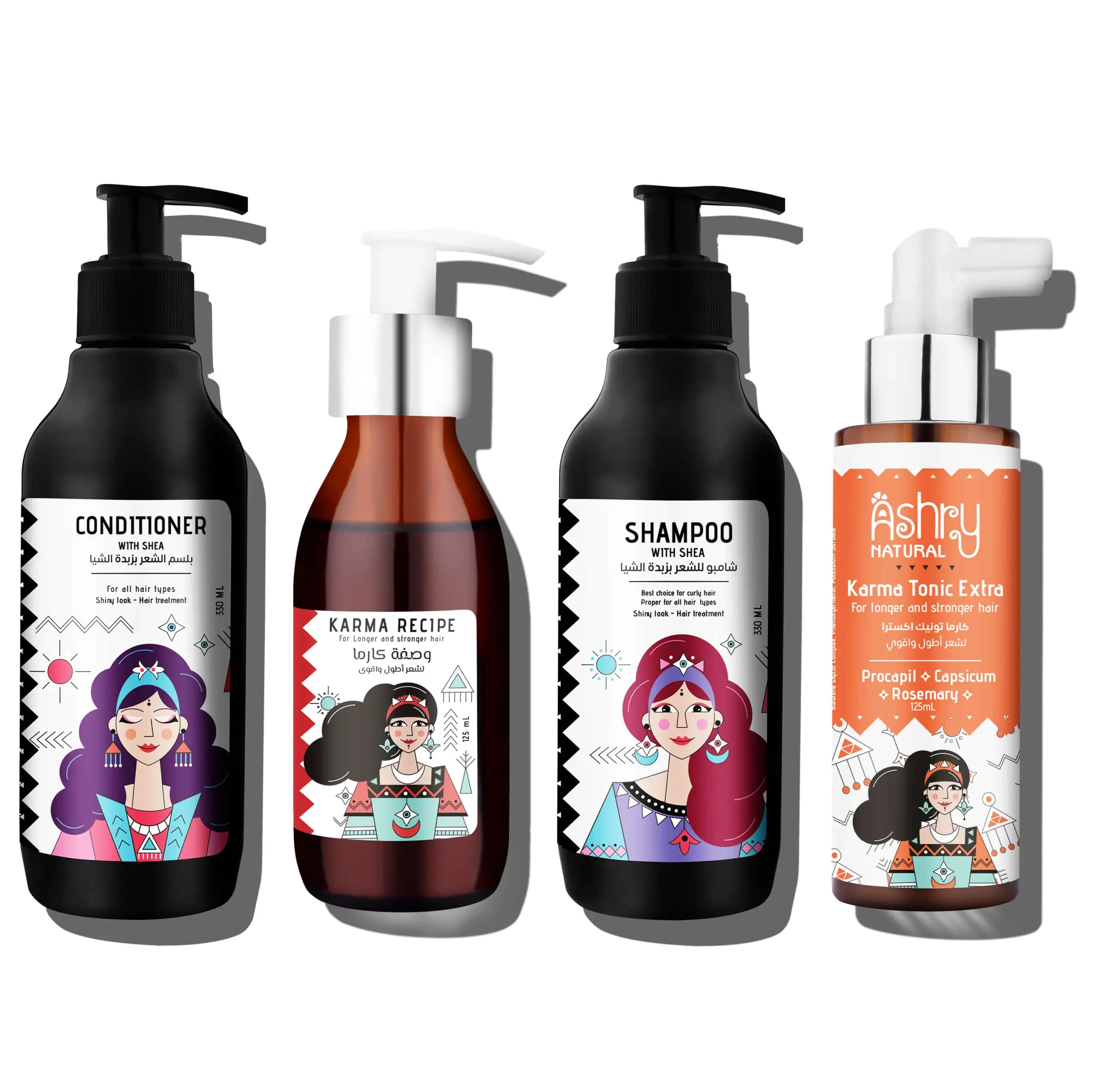 مجموعة ترطيب الشعر من أشري ناتشورال